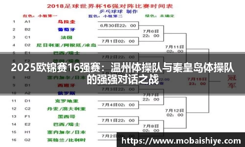 2025欧锦赛16强赛：温州体操队与秦皇岛体操队的强强对话之战