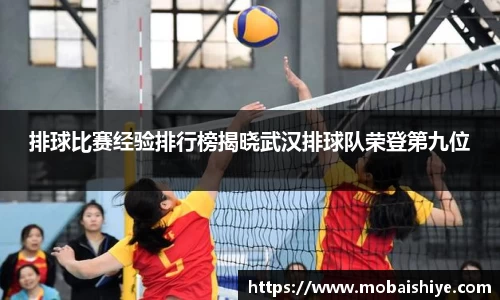 排球比赛经验排行榜揭晓武汉排球队荣登第九位